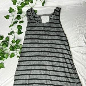 striped gym tank top